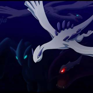 Lugia drawing wallpaper