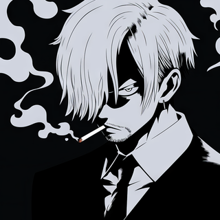 Sanji black wallpaper