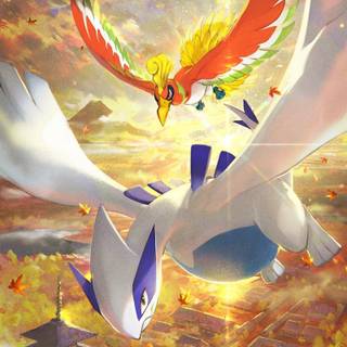 Lugia iPhone wallpaper