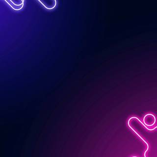 iPhone neon border wallpaper
