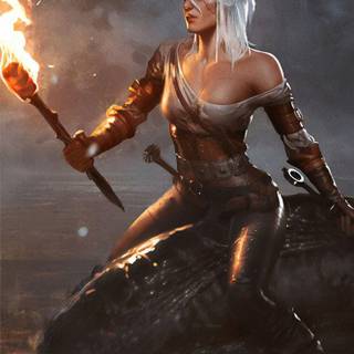 The Witcher 3 iPhone wallpaper