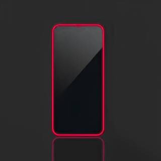 iPhone neon border wallpaper