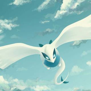 Lugia drawing wallpaper