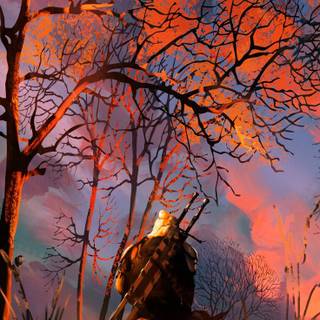The Witcher 3 iPhone wallpaper