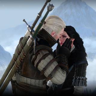 Geralt and Yennefer wallpaper