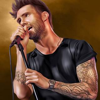 Adam Levine phone wallpaper