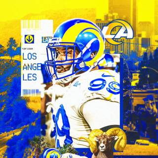 LA Rams phone wallpaper