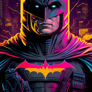 Batman art iPhone wallpaper