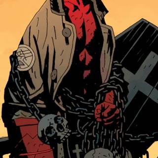 Hellboy phone wallpaper