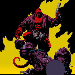Hellboy phone wallpaper