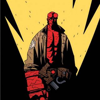Hellboy phone wallpaper