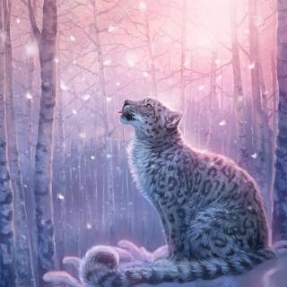 iPhone X leopard wallpaper