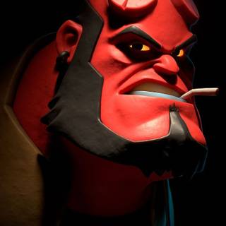 Hellboy phone wallpaper