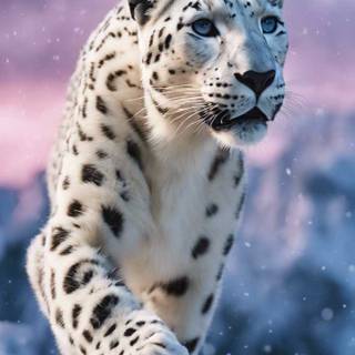 iPhone X leopard wallpaper