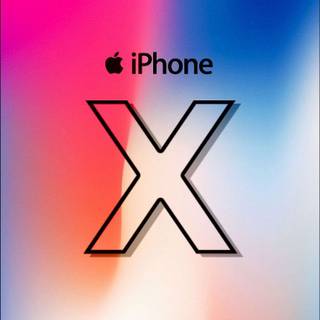 Apple logo iPhone X wallpaper
