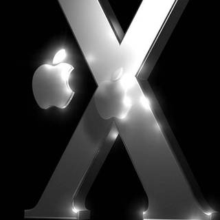 Apple logo iPhone X wallpaper