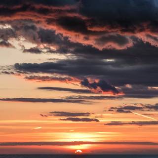 iPhone X sunset wallpaper