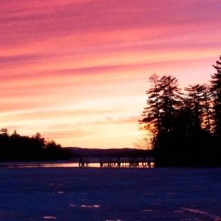 iPhone X sunset wallpaper