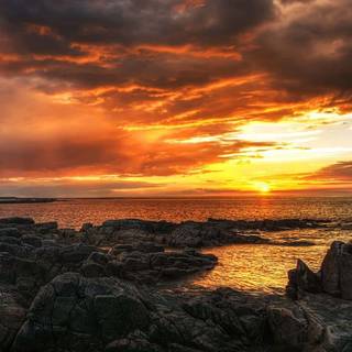 iPhone X sunset wallpaper