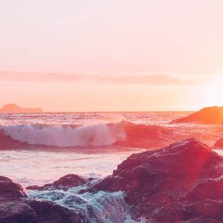 iPhone X sunset wallpaper