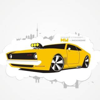 Cars cartoon iPhone wallpaper