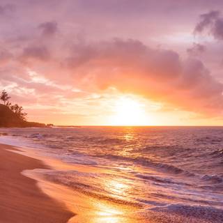 iPhone X sunset wallpaper