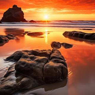 iPhone X sunset wallpaper