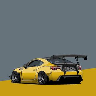 Cars cartoon iPhone wallpaper