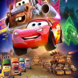 Cars cartoon iPhone wallpaper