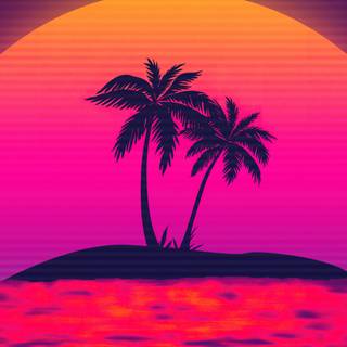 iPhone X sunset wallpaper