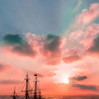 iPhone X sunset wallpaper