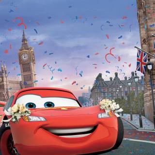 Cars cartoon iPhone wallpaper