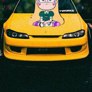 Cars cartoon iPhone wallpaper