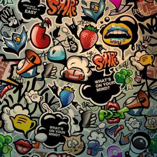 Phone sticker wallpaper