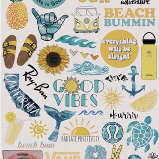 Phone sticker wallpaper