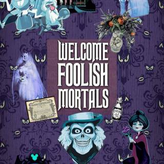 Haunted mansion iPhone wallpaper