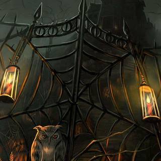 Haunted mansion iPhone wallpaper