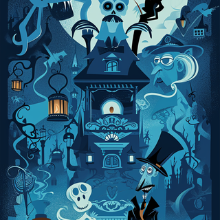 Haunted mansion iPhone wallpaper