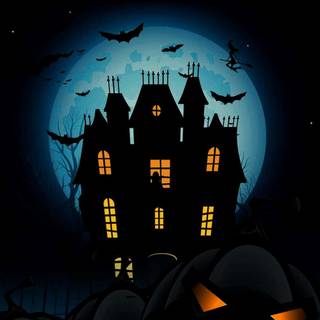 Haunted mansion iPhone wallpaper