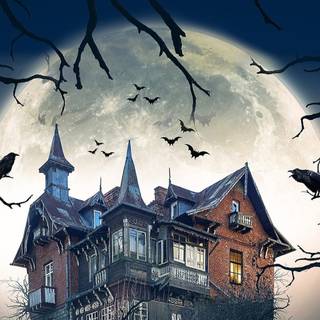 Haunted mansion iPhone wallpaper