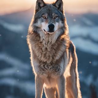 Wolf iPhone X wallpaper