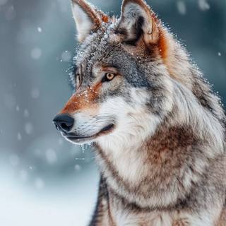 Wolf iPhone X wallpaper