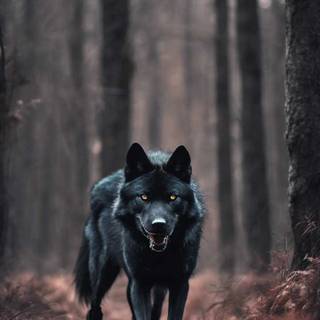 Wolf iPhone X wallpaper