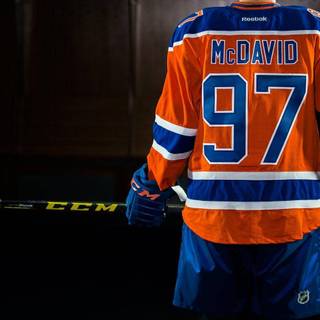 Connor McDavid jersey wallpaper