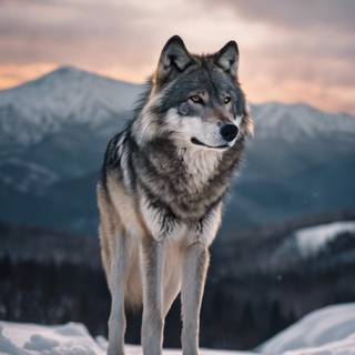 Wolf iPhone X wallpaper