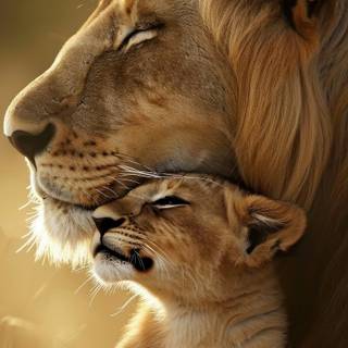 iPhone X lion wallpaper