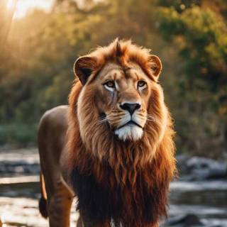 iPhone X lion wallpaper