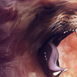 iPhone X lion wallpaper