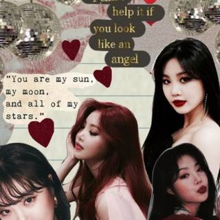 Aespa Sun and Moon wallpaper