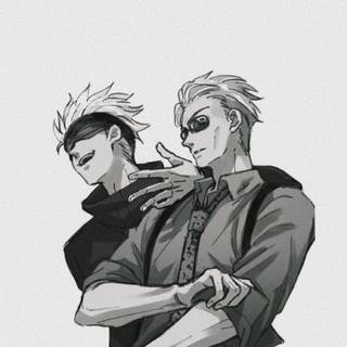 Gojo drawing wallpaper